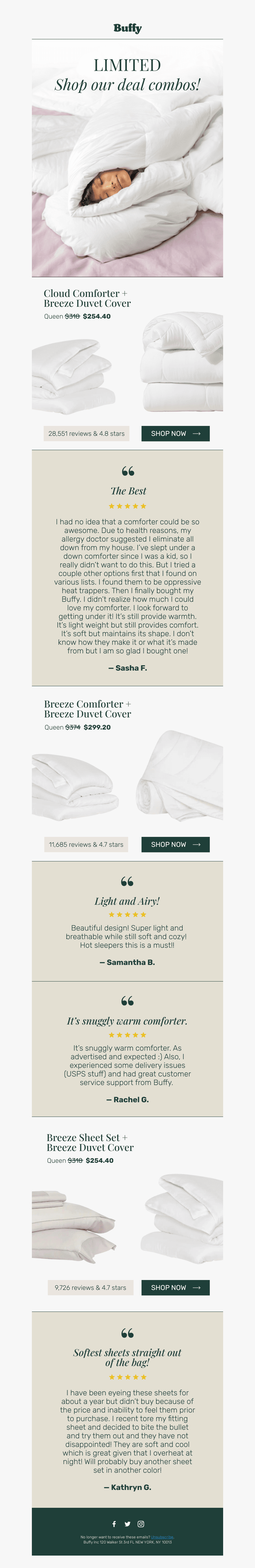 LIMITED Fall Deals & Steals!