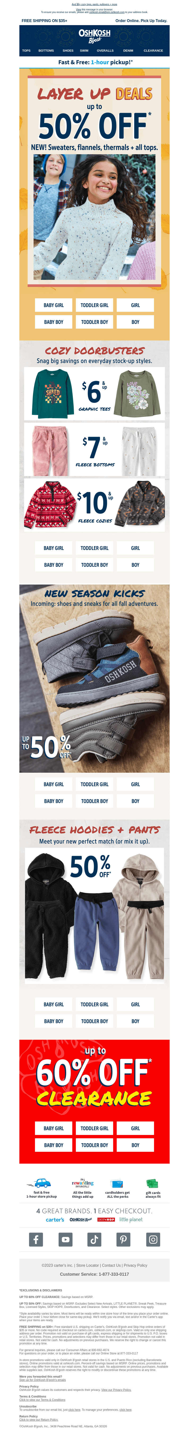 Peak fall mode 🍁 Layer up to 50% off