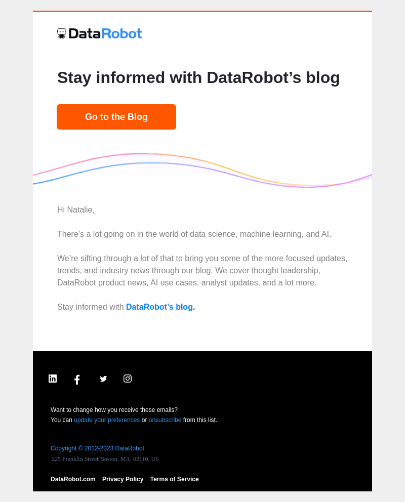 Stay in the know with AI
