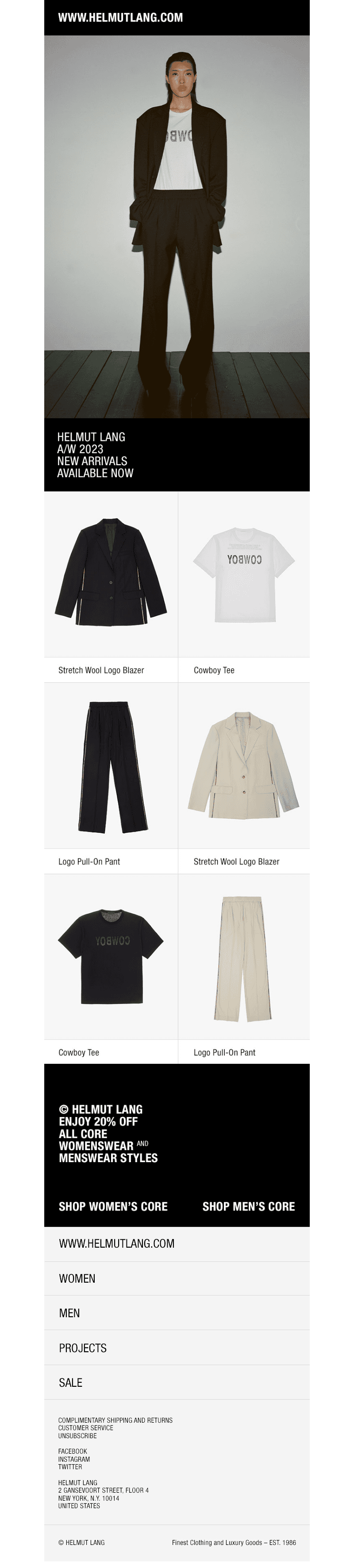 Spotlight On: Cowboy Tee and Logo Suit