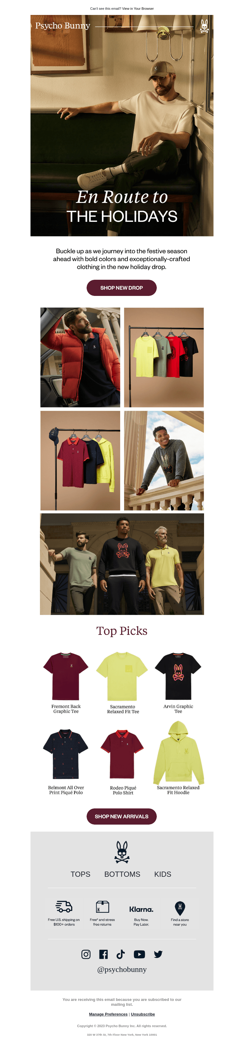 NEW drop: En route to the holidays