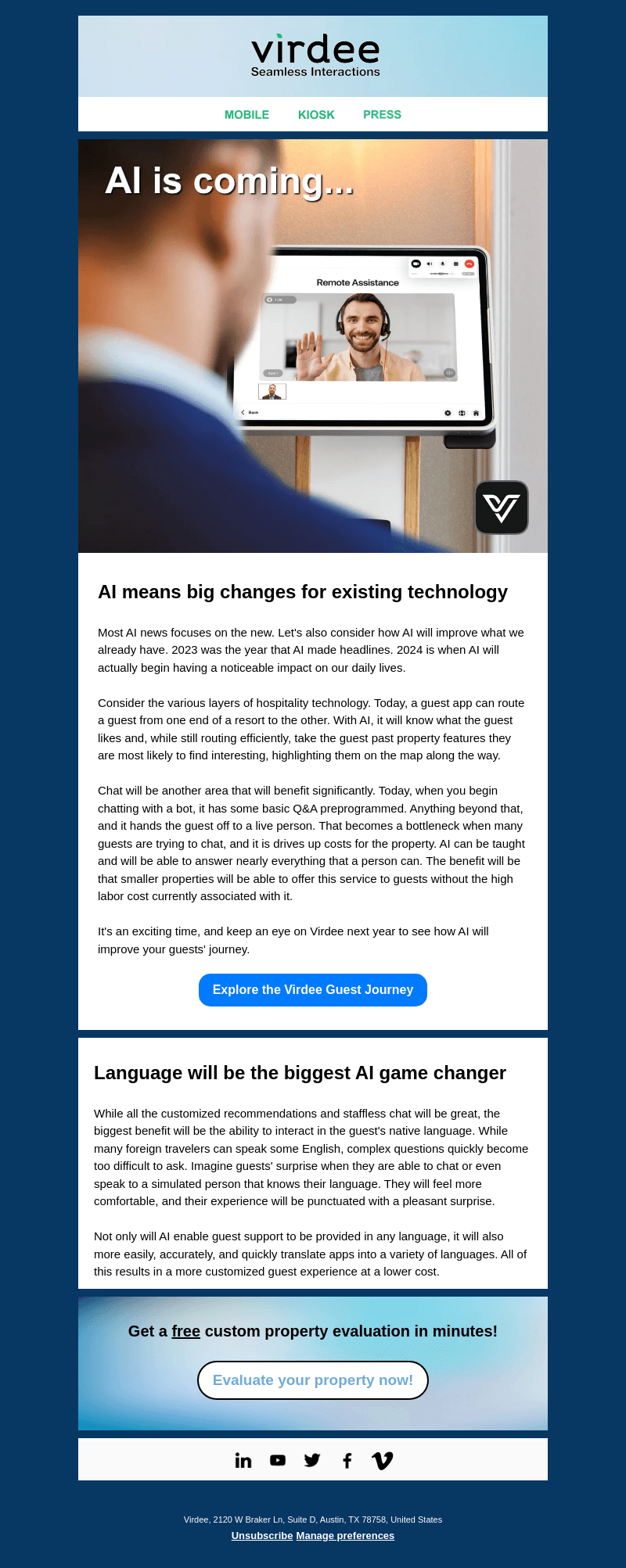AI is coming