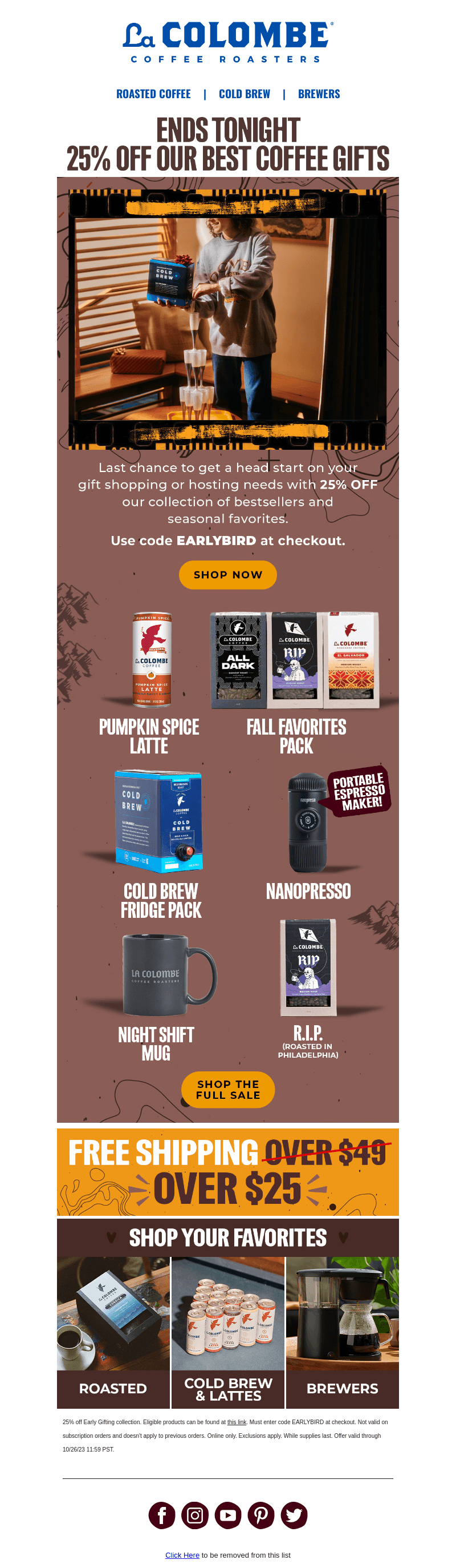 25% OFF Early Gifting Ends TONIGHT