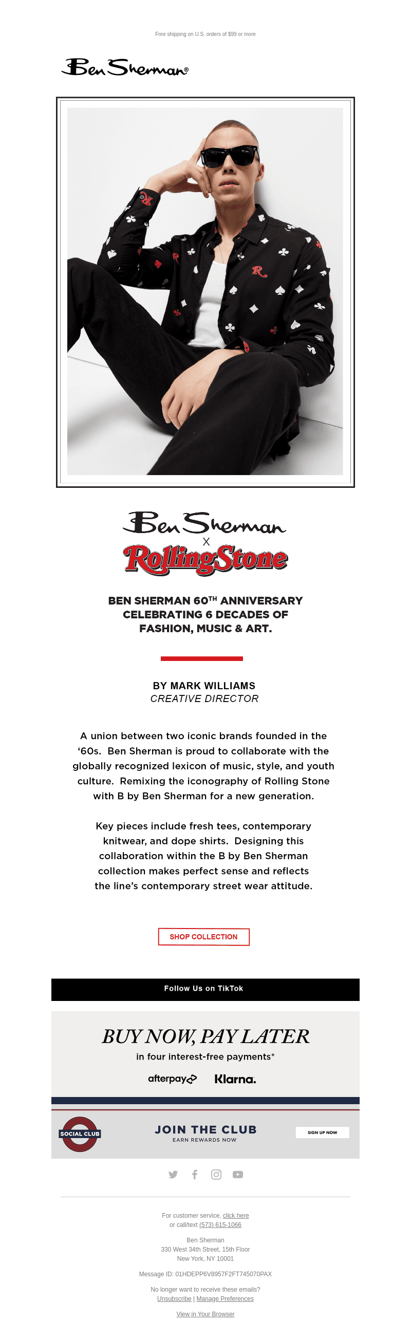 Launched: Ben Sherman x Rolling Stone