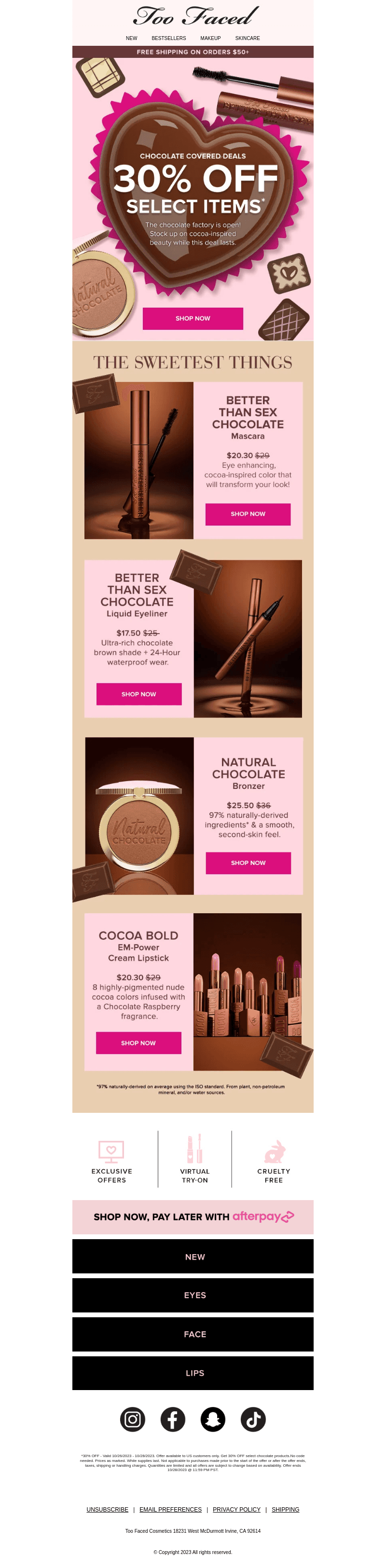 Sweet Deal: 30% Off Chocolate 🍫