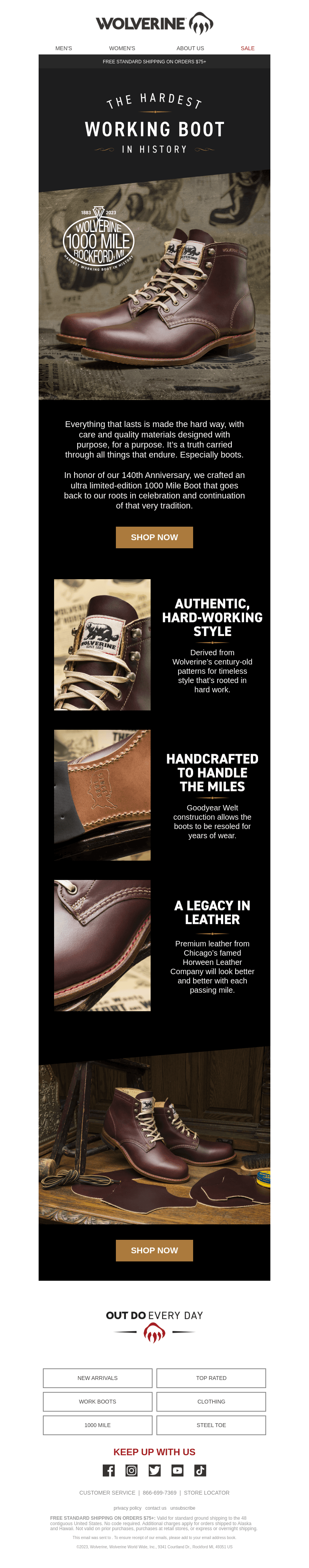 Shop The Classic 1000 Mile Boot.