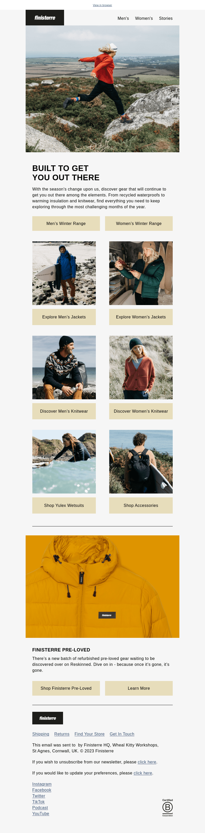 Gear Built To Get You Out There.