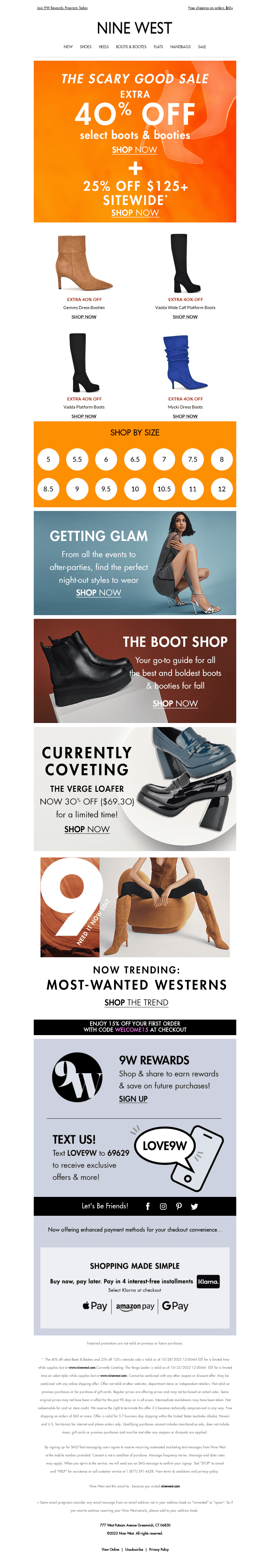 Treat Yourself: Extra 40% OFF Boots & Booties 🎃