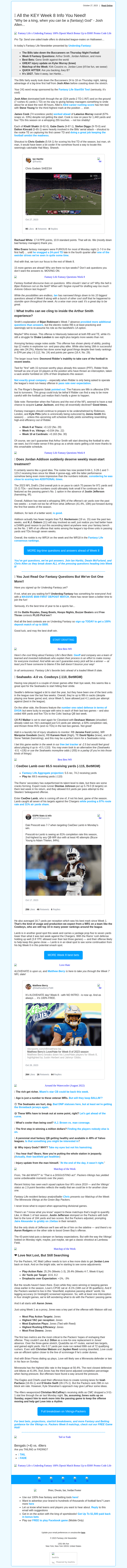 🔑 All the KEY Week 8 Info You Need!