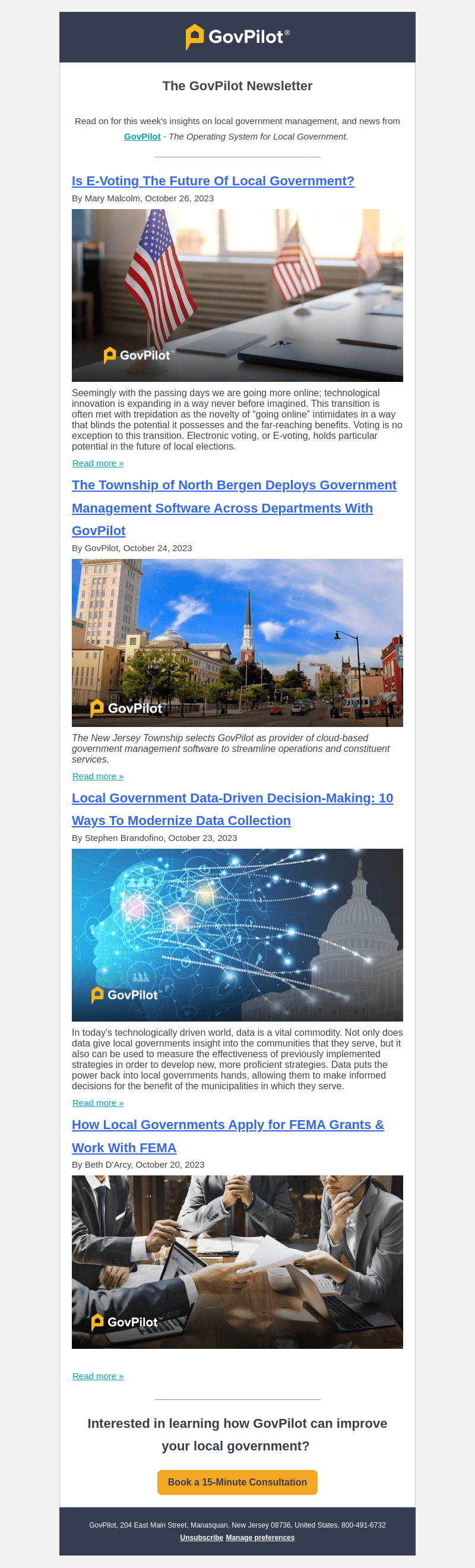 Friend - Here's the Latest GovTrends from GovPilot 💡