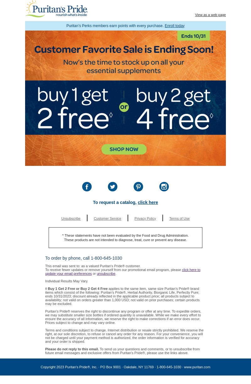 Over Soon » Buy 1 Get 2 Free