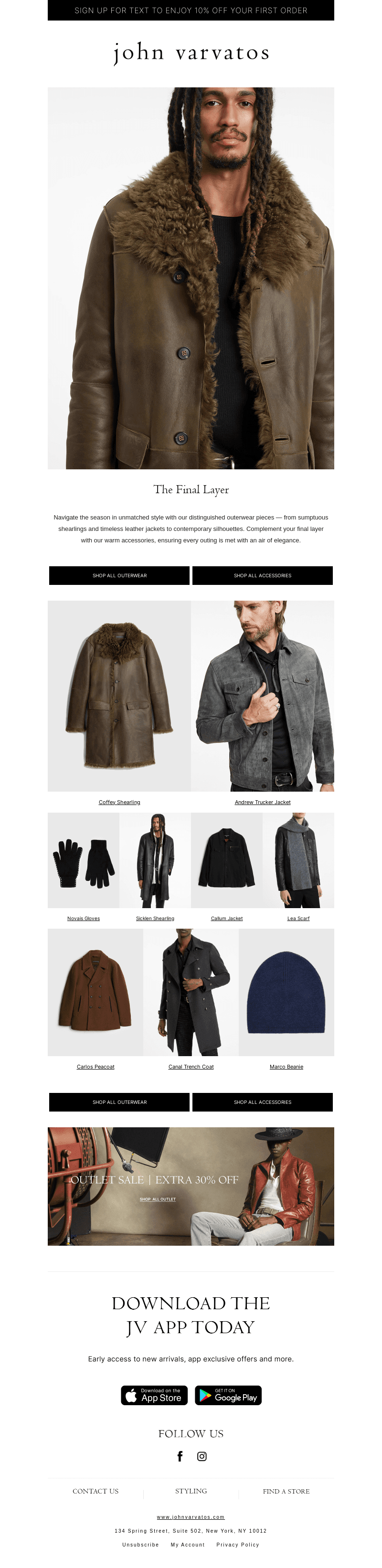 Lead the season in JV outerwear