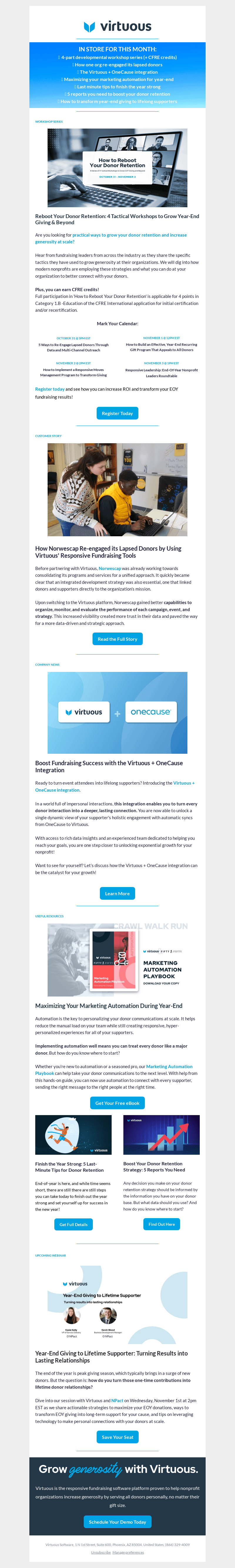 Virtuous Software email from Fri, Oct 27, 2023
