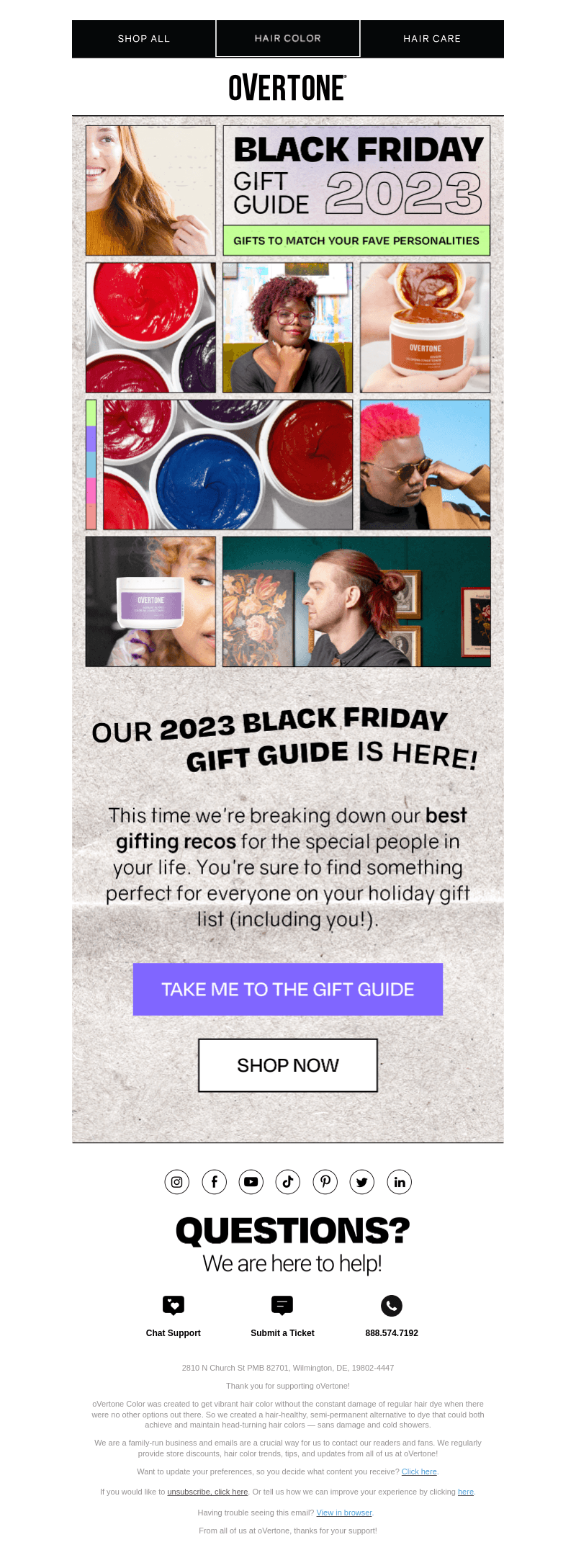Your Black Friday Gift Guide has landed 🌈