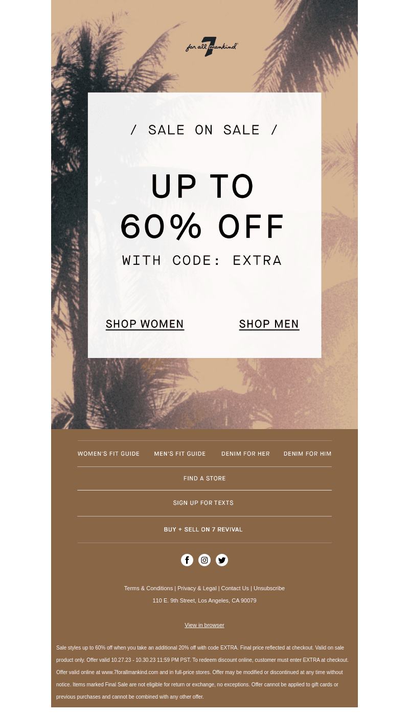 Get Up To 60% Off Sale Items