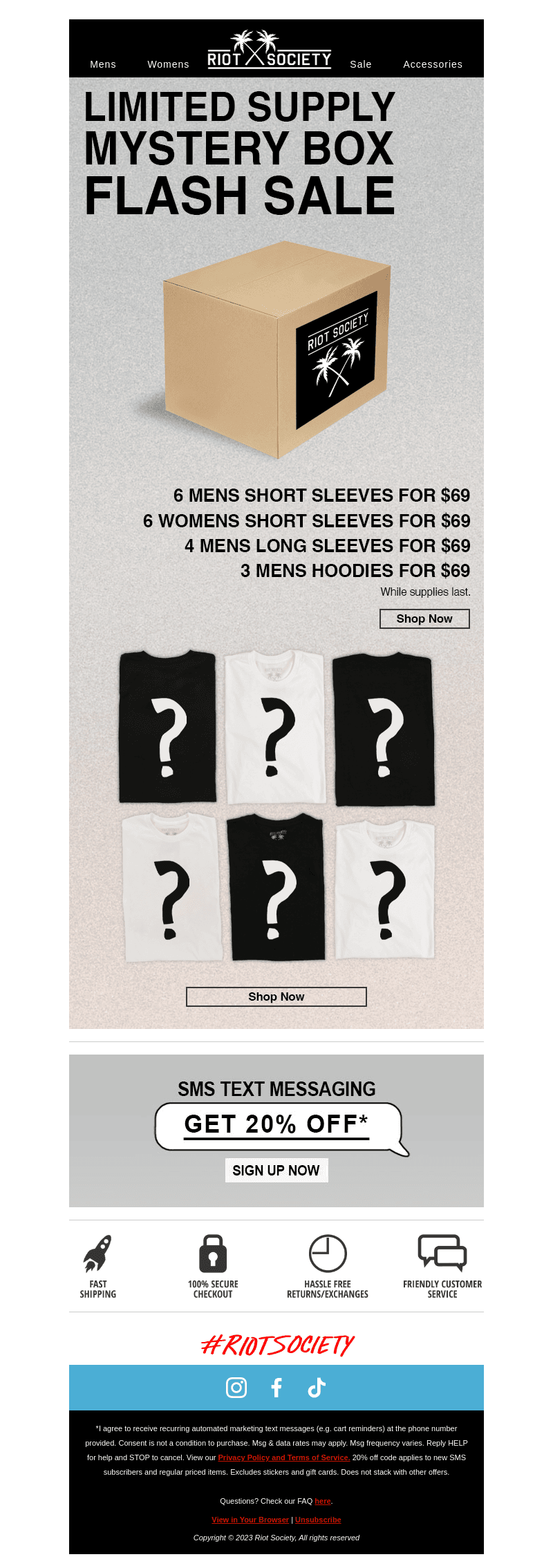 😨 Mystery boxes are running low!