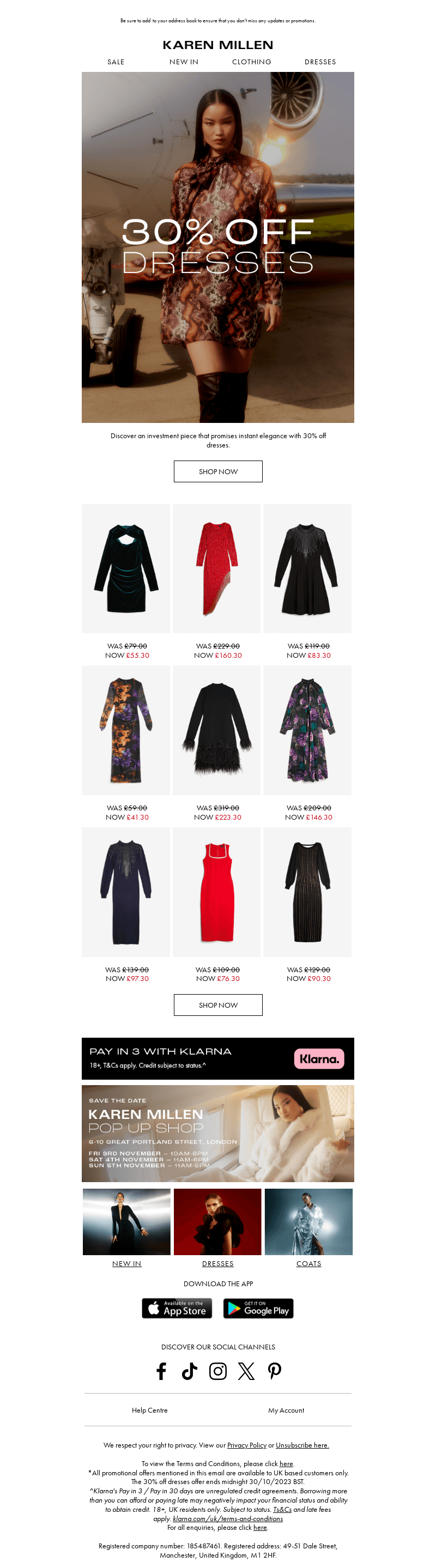 Final days | Enjoy 30% off dresses