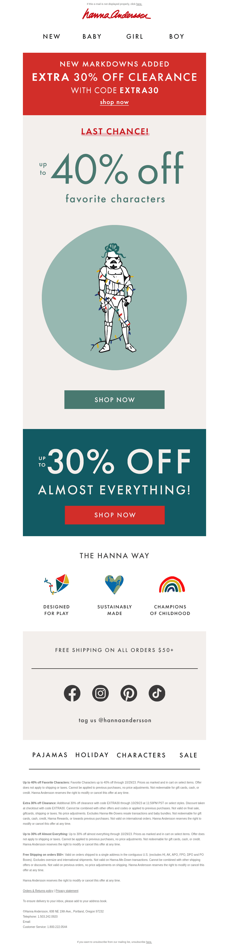 HURRY! Up To 40% Off Characters ENDS TONIGHT!