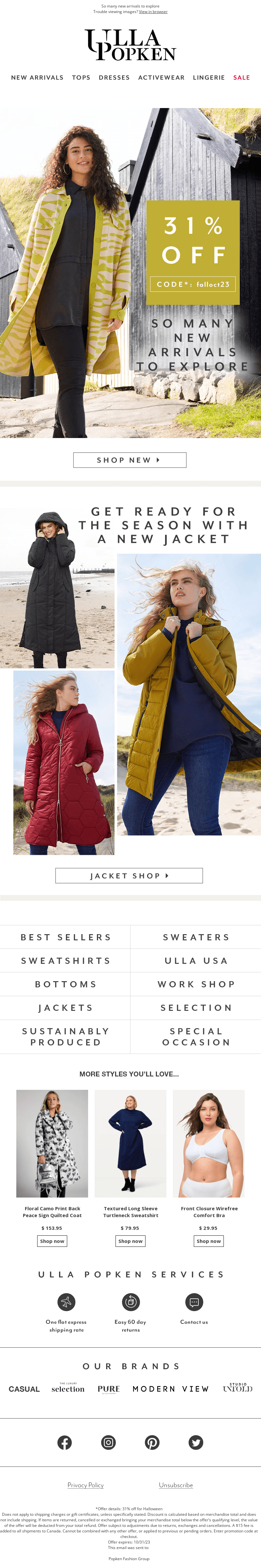 31% off EVERYTHING