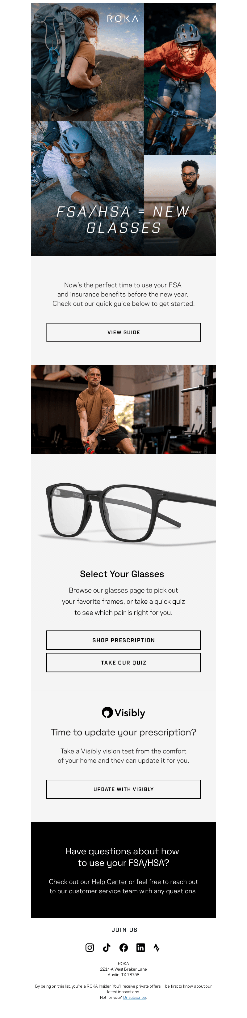 It's eyewear upgrade season.