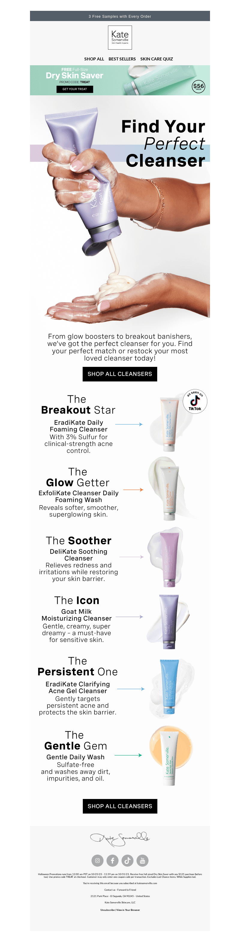 We've got the perfect cleanser for you 😘