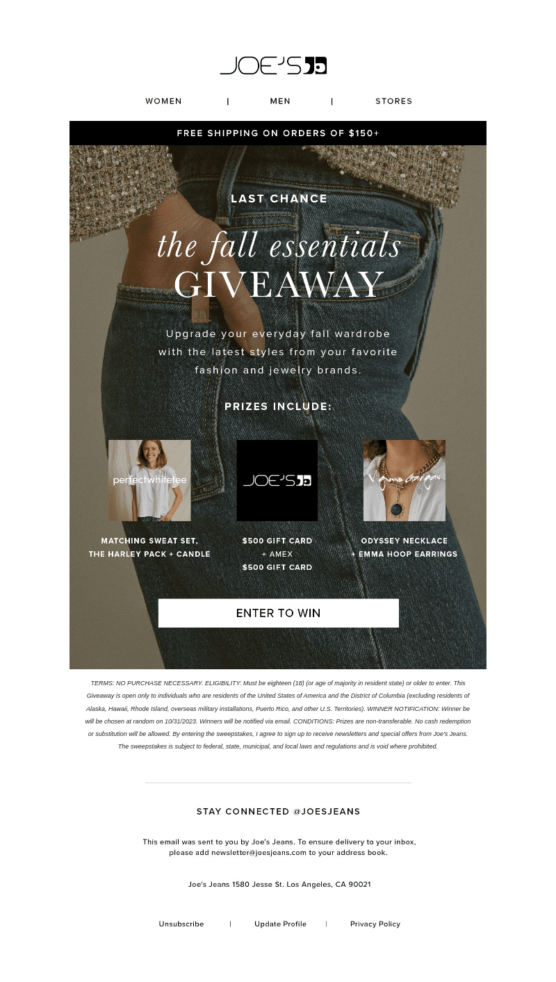 ENDING SOON! Fall Essentials Giveaway