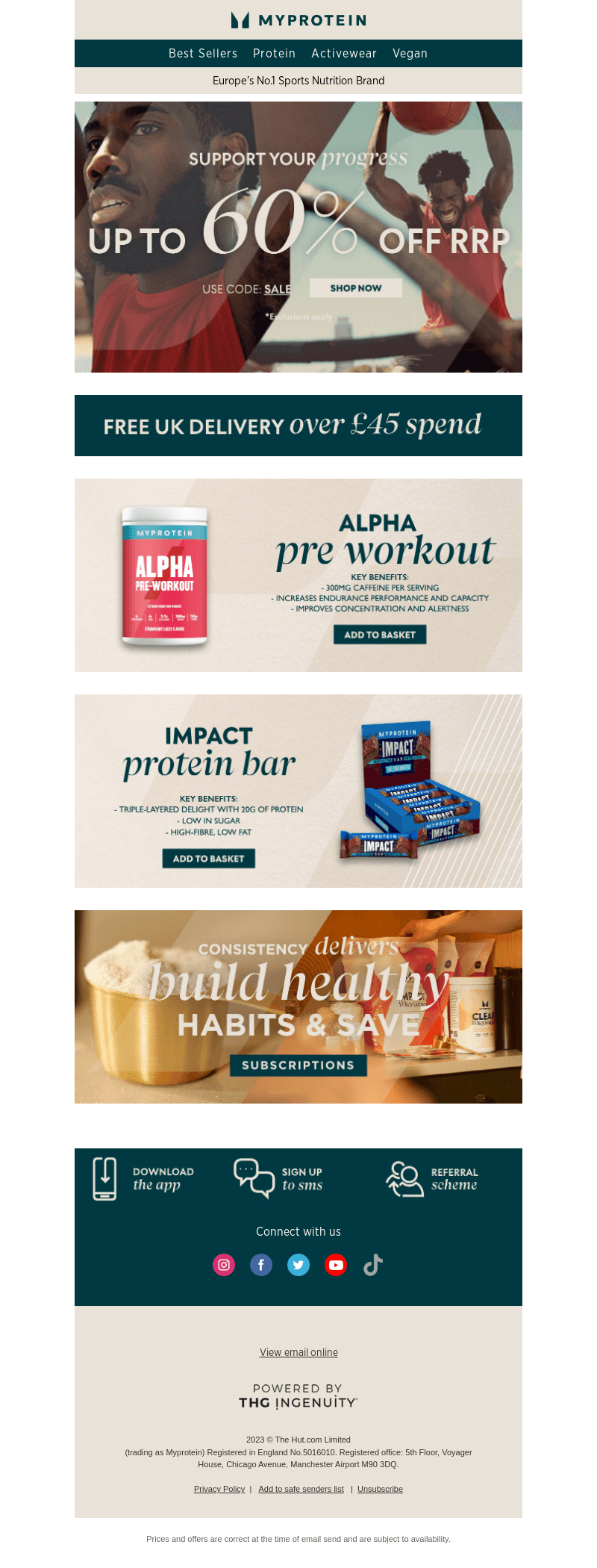 Code SALE gets you up to 60% off!
