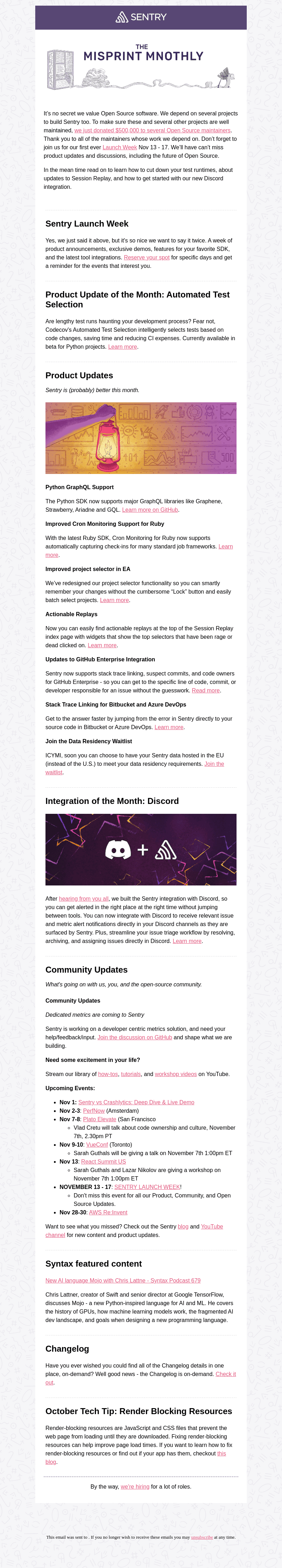 [October] Launch Week, Discord Integration, and More...