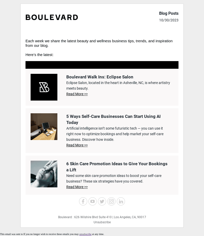 Boulevard Weekly Roundup: Business tips, trends, and inspiration