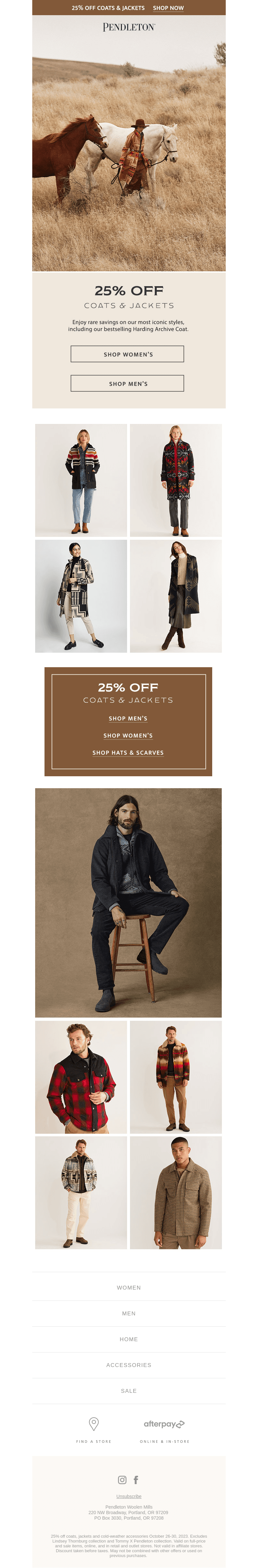 Last day: Coats & Jackets Sale
