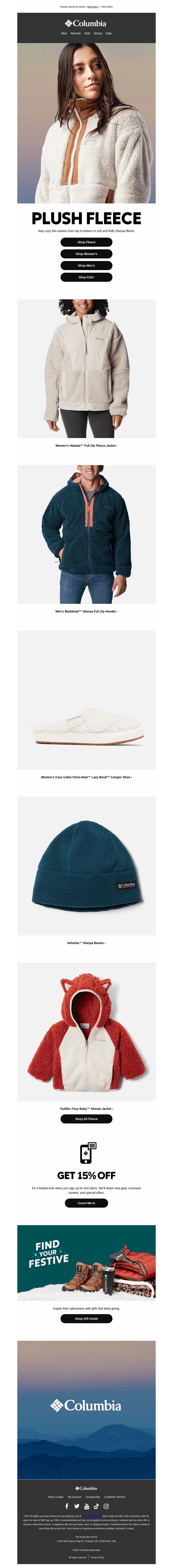 Extra cozy fleece for fall.