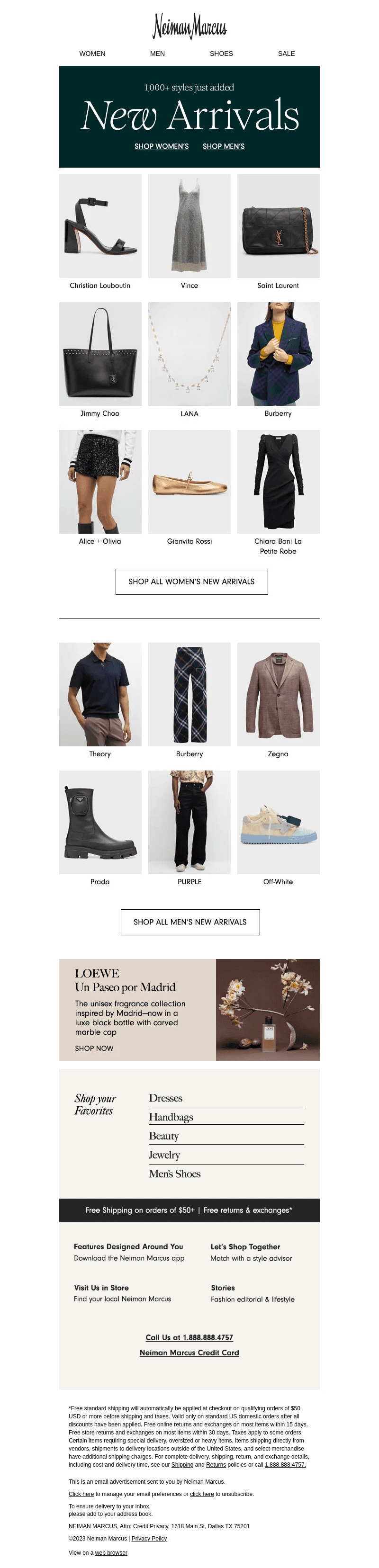 New this week! Shop 1,000+ New Arrivals