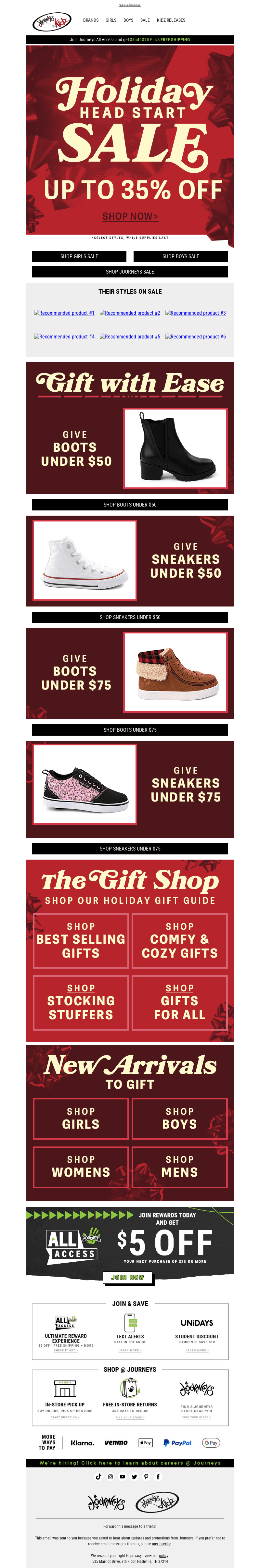 🎁 Holiday Head Start: 35% Off Starts Now!