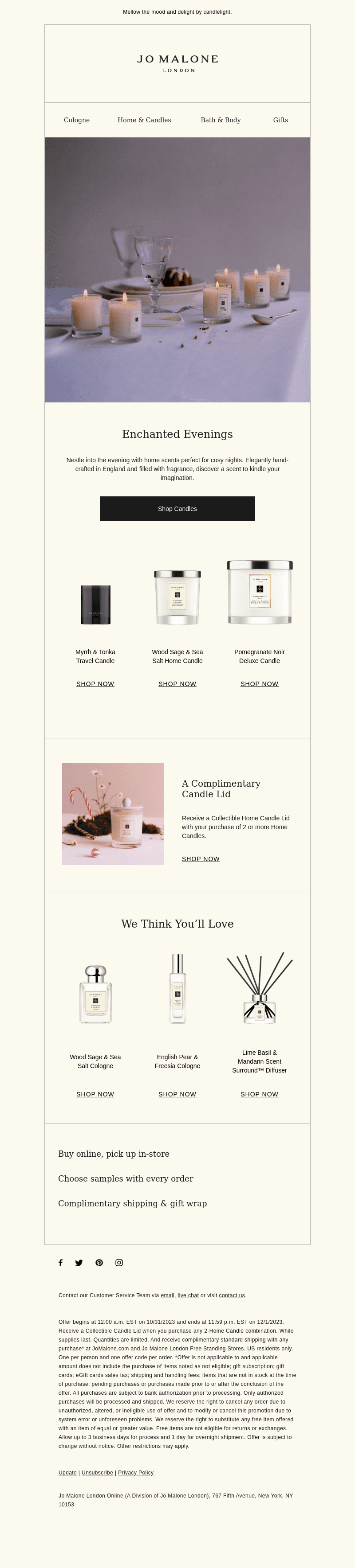 Spellbinding home scents, plus a treat for you...
