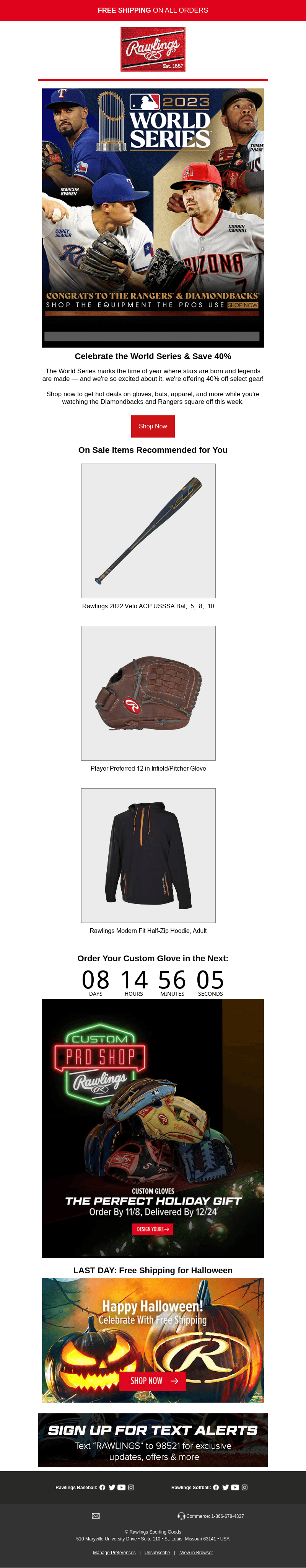 World Series Sale: Save 40% Now!