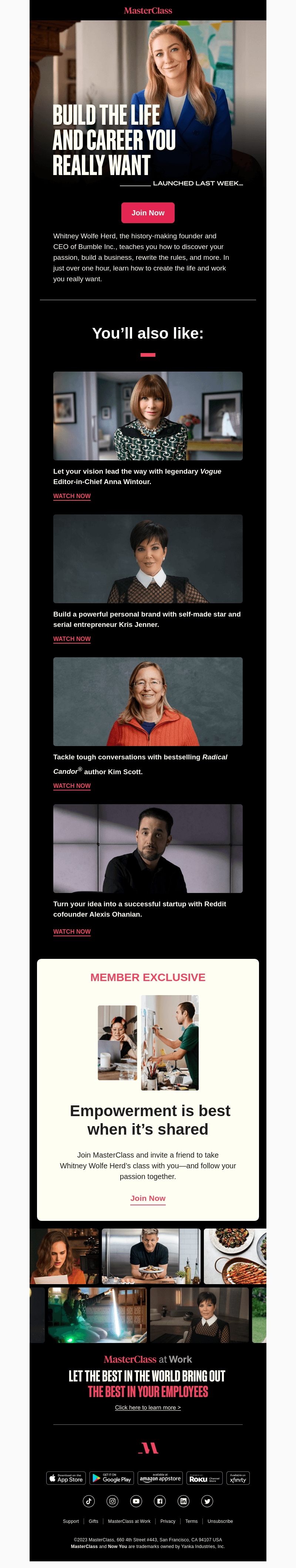 Launched last week: Build a career you’ll love