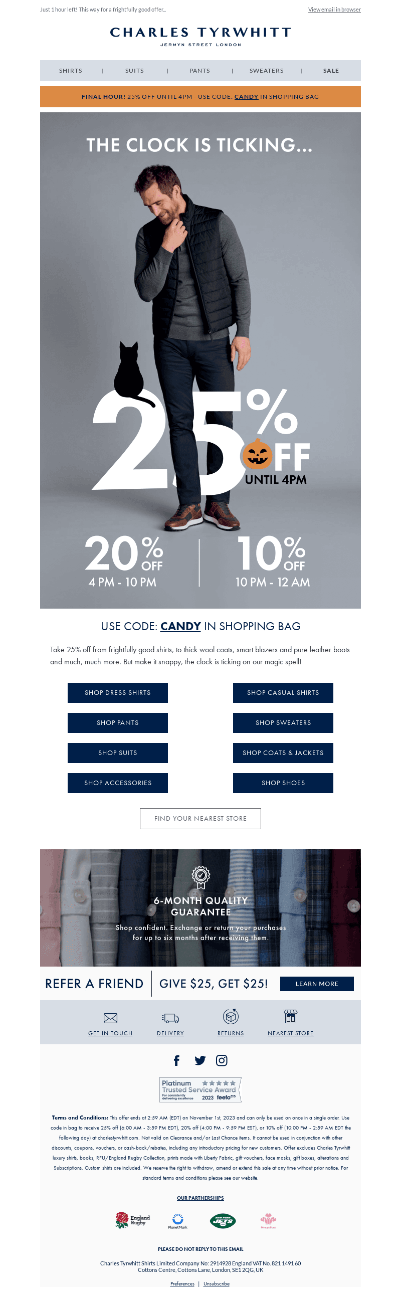 Boo! 25% OFF ends soon...