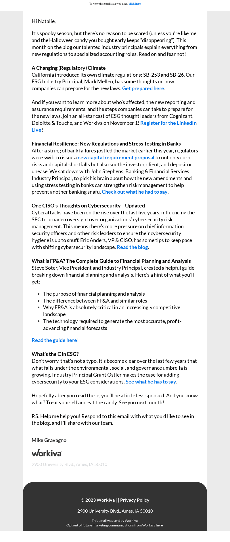 On the blog: Climate Regs | FP&A Guide | Cybersecurity