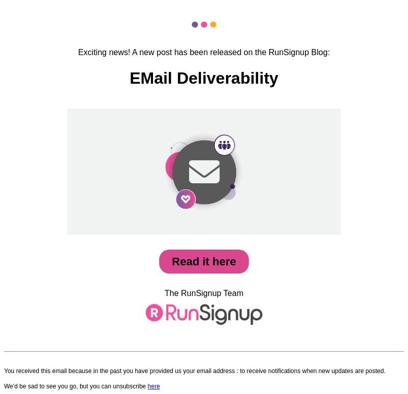New Post! - EMail Deliverability
