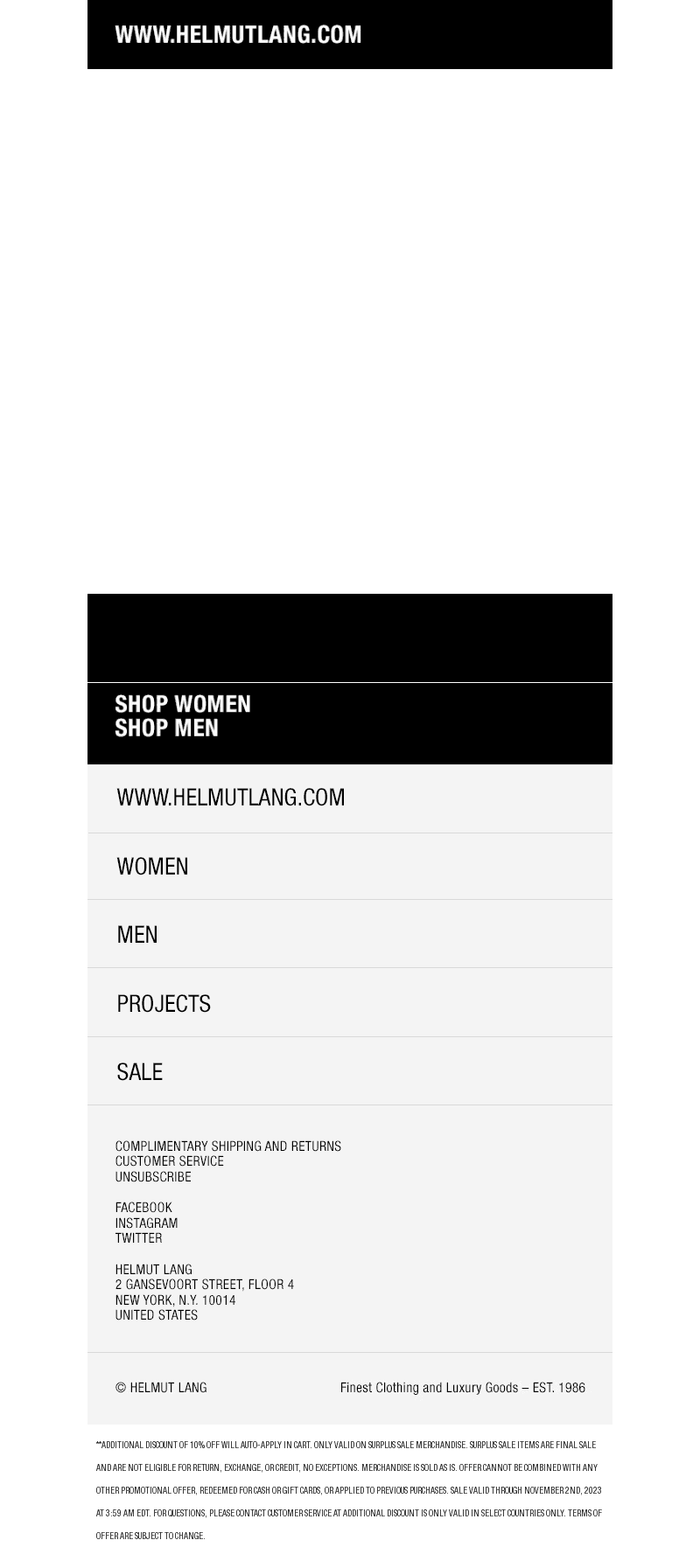 Surplus Sale Ends Today. Save an Extra 10% off