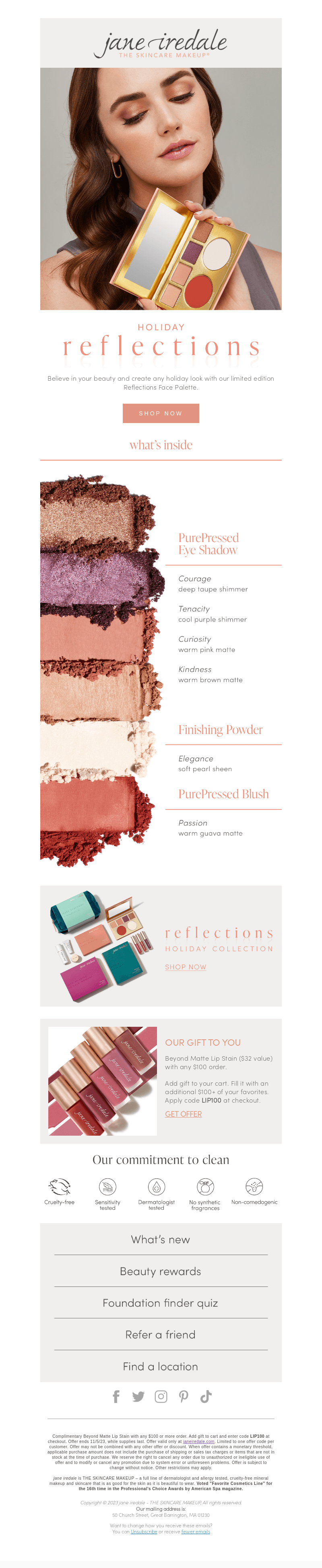 NEW! Limited Edition Reflections Face Palette
