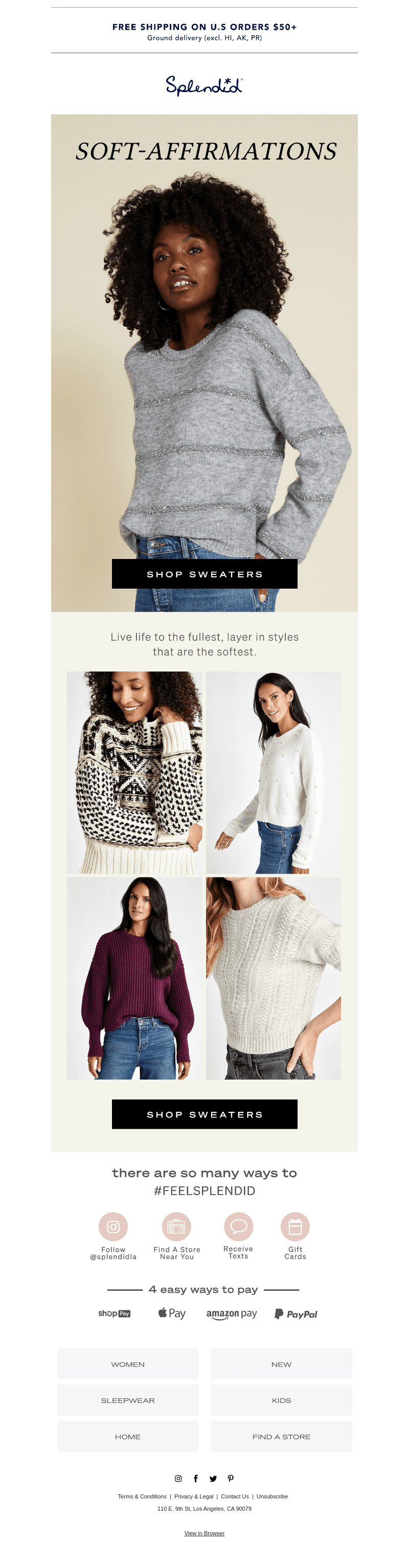 Sweaters of the Moment