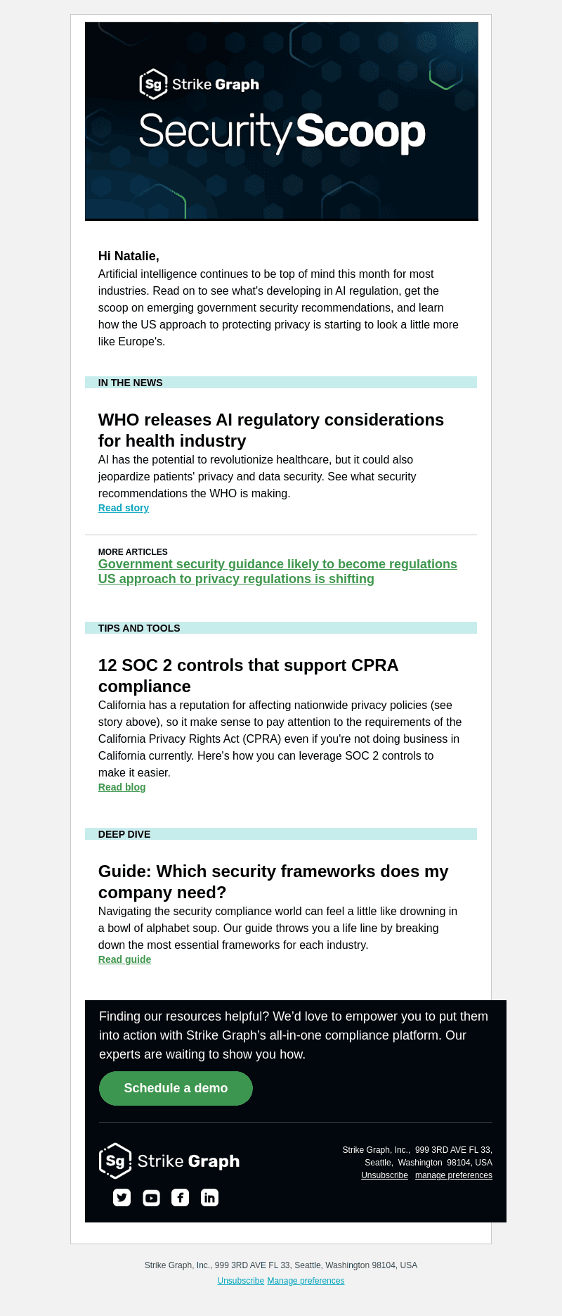 Security Scoop | From AI to emerging privacy regulations