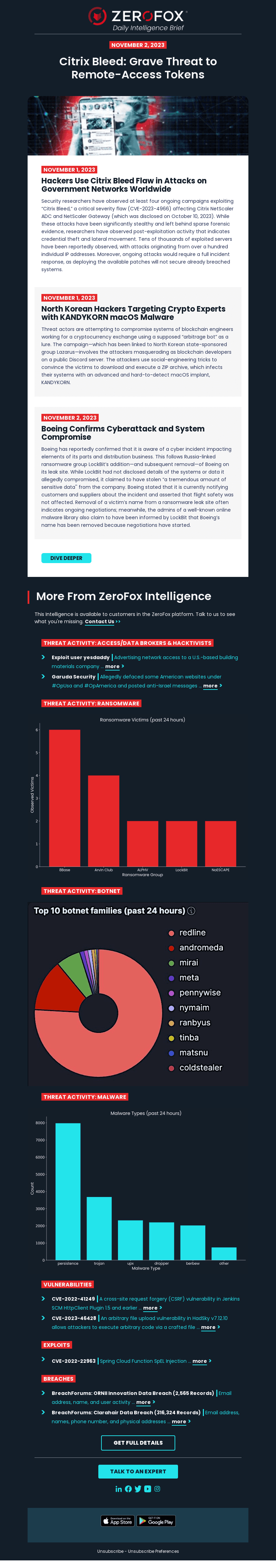Your Daily Intelligence Brief: Mass Exploit of Citrix NetScaler Bug