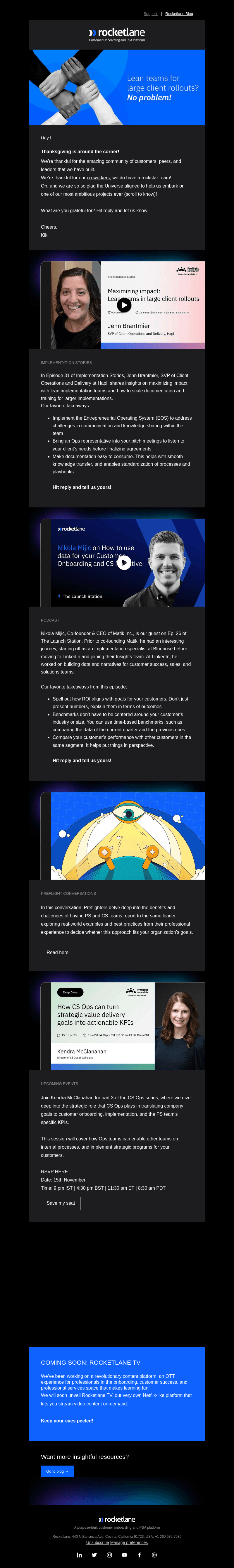 Lean teams for large client rollouts? No problem!