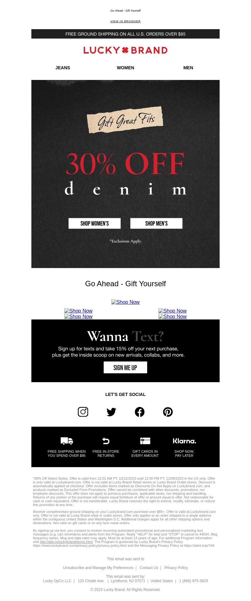30% Off Our Most-Wanted Denim