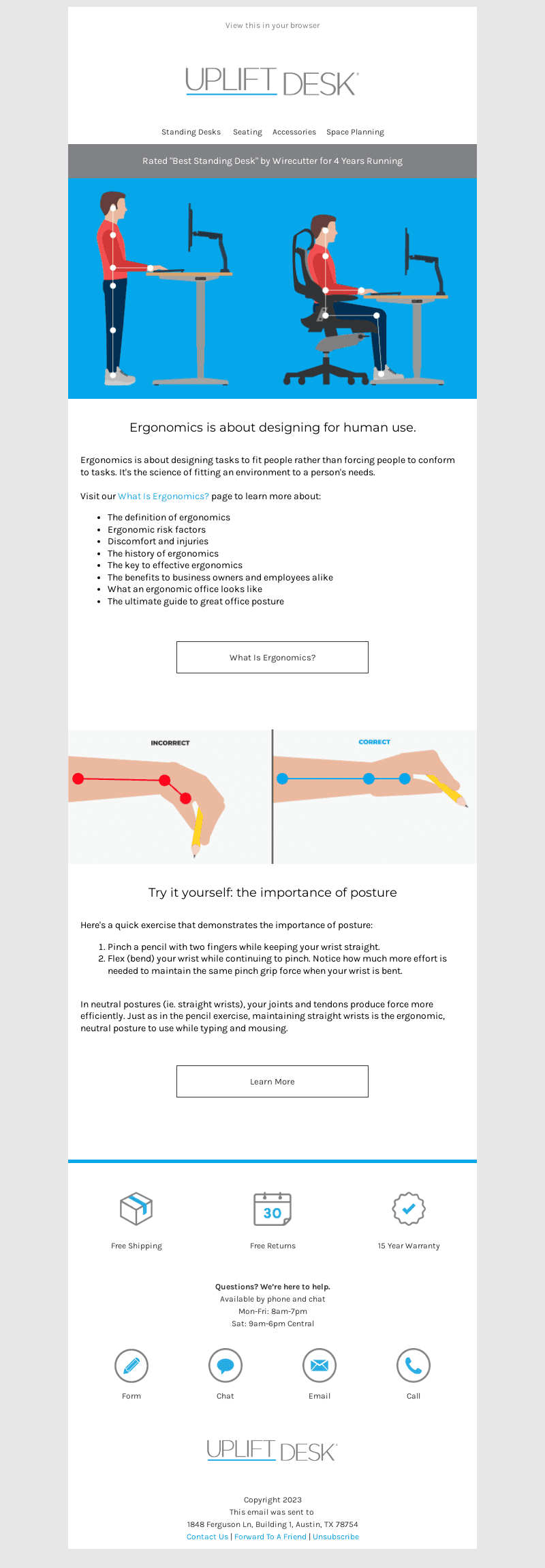 What is the key to effective ergonomics? 🔑