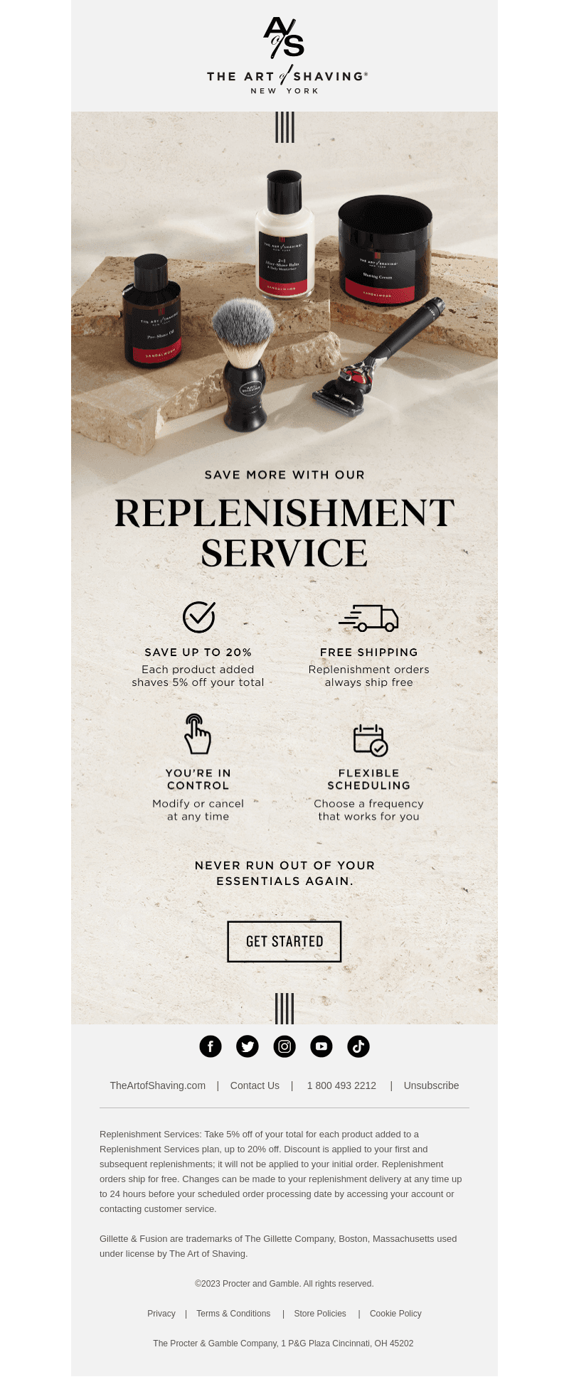 Save More With Our Replenishment Service