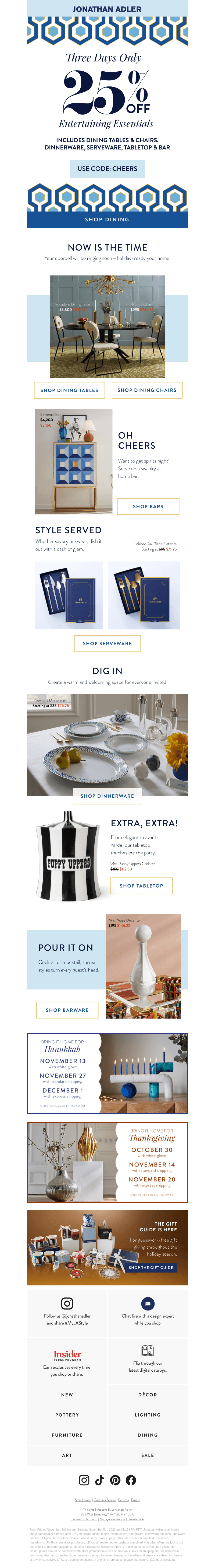 25% Off Entertaining Essentials (Just In Time For Holiday!)
