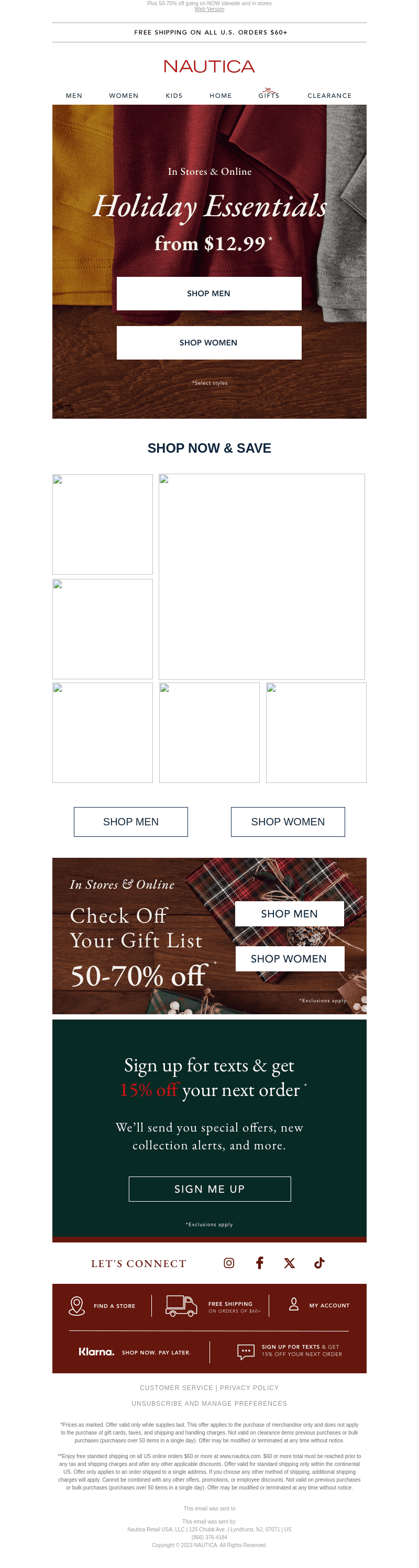 The Holiday Essentials from $12.99